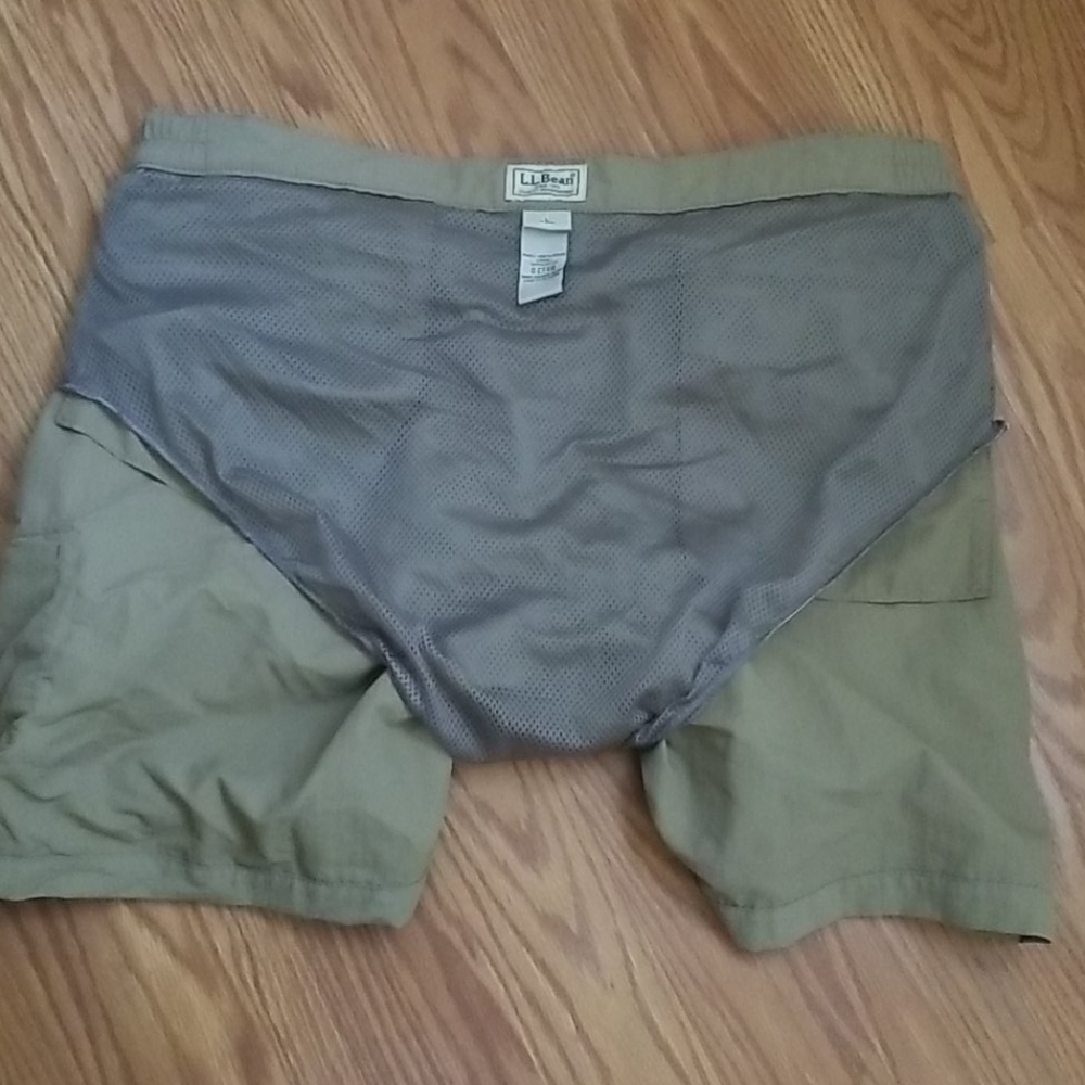 LL bean khaki‎ shorts lg - Picture 8 of 10